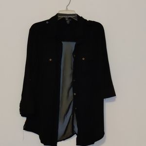 Long sleeve black cardigan